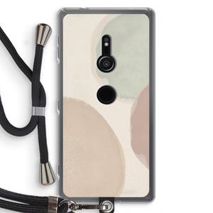 CaseCompany Geo #8: Sony Xperia XZ2 Transparant Hoesje met koord