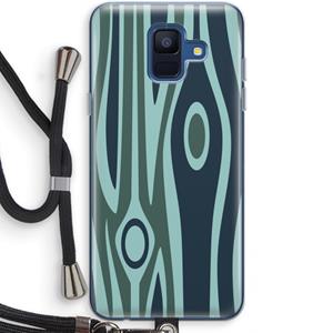 CaseCompany Bast B: Samsung Galaxy A6 (2018) Transparant Hoesje met koord