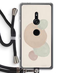 CaseCompany Geo #9: Sony Xperia XZ2 Transparant Hoesje met koord
