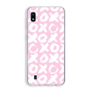 CaseCompany XOXO: Samsung Galaxy A10 Transparant Hoesje