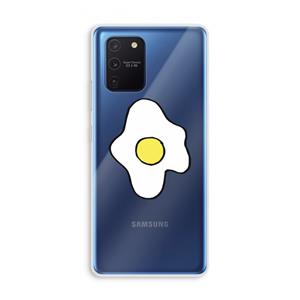CaseCompany Spiegelei: Samsung Galaxy Note 10 Lite Transparant Hoesje
