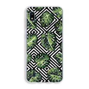 CaseCompany Geometrische jungle: Samsung Galaxy A10 Transparant Hoesje
