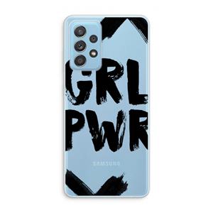 CaseCompany Girl Power #2: Samsung Galaxy A73 Transparant Hoesje