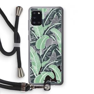 CaseCompany This Sh*t Is Bananas: Samsung Galaxy A31 Transparant Hoesje met koord