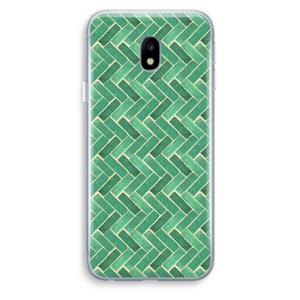 CaseCompany Moroccan tiles 2: Samsung Galaxy J3 (2017) Transparant Hoesje
