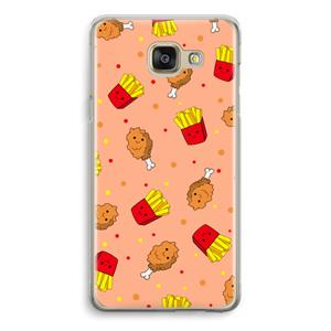 CaseCompany Chicken 'n Fries: Samsung Galaxy A5 (2016) Transparant Hoesje
