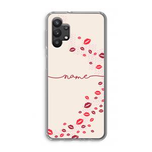 CaseCompany Kusjes: Samsung Galaxy A32 5G Transparant Hoesje