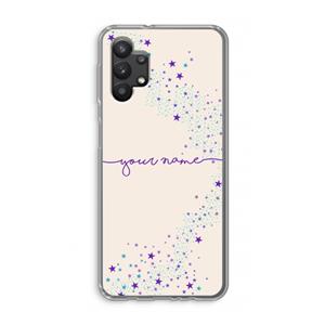 CaseCompany Sterren: Samsung Galaxy A32 5G Transparant Hoesje
