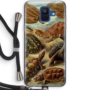 CaseCompany Haeckel Chelonia: Samsung Galaxy A6 (2018) Transparant Hoesje met koord