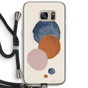 CaseCompany Geo #4: Samsung Galaxy S7 Transparant Hoesje met koord