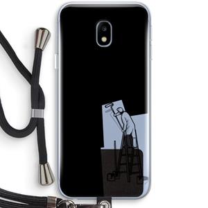 CaseCompany Musketon Painter: Samsung Galaxy J3 (2017) Transparant Hoesje met koord