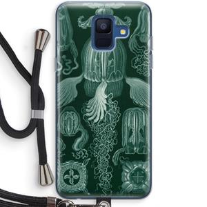 CaseCompany Haeckel Cubomedusae: Samsung Galaxy A6 (2018) Transparant Hoesje met koord