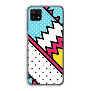 CaseCompany Pop Art #2: Samsung Galaxy A22 5G Transparant Hoesje