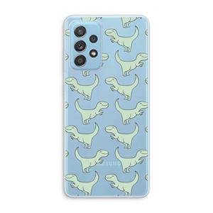 CaseCompany Dinos: Samsung Galaxy A73 Transparant Hoesje