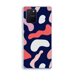 CaseCompany Memphis Shapes Pink: Samsung Galaxy Note 10 Lite Transparant Hoesje