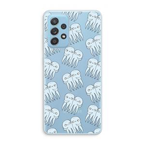 CaseCompany Octopussen: Samsung Galaxy A73 Transparant Hoesje