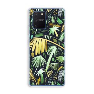 CaseCompany Tropical Palms Dark: Samsung Galaxy Note 10 Lite Transparant Hoesje