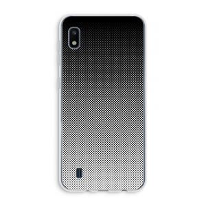 CaseCompany Musketon Halftone: Samsung Galaxy A10 Transparant Hoesje