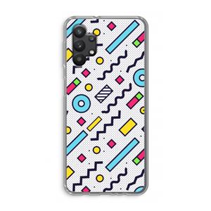 CaseCompany 8-bit N°8: Samsung Galaxy A32 5G Transparant Hoesje