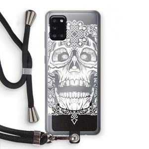 CaseCompany Seek & Destroy: Samsung Galaxy A31 Transparant Hoesje met koord