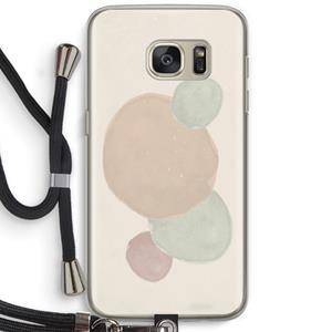 CaseCompany Geo #9: Samsung Galaxy S7 Transparant Hoesje met koord