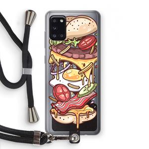 CaseCompany Diet Coke Please: Samsung Galaxy A31 Transparant Hoesje met koord