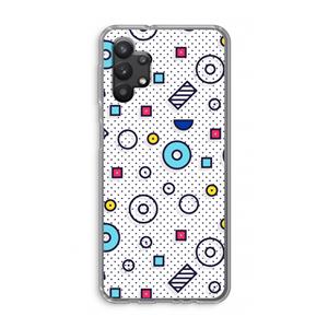 CaseCompany 8-bit N°9: Samsung Galaxy A32 5G Transparant Hoesje