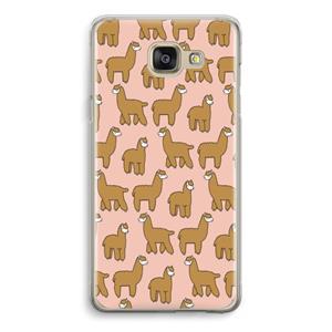 CaseCompany Alpacas: Samsung Galaxy A5 (2016) Transparant Hoesje