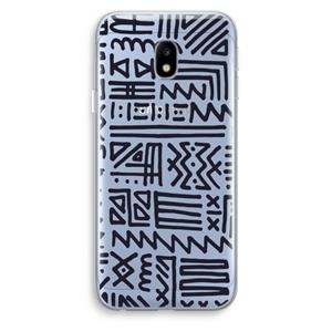 CaseCompany Marrakech print: Samsung Galaxy J3 (2017) Transparant Hoesje