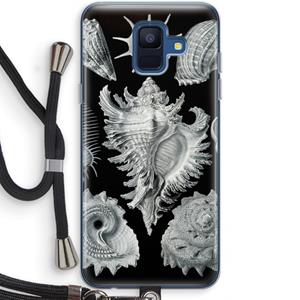 CaseCompany Haeckel Prosobranchia: Samsung Galaxy A6 (2018) Transparant Hoesje met koord