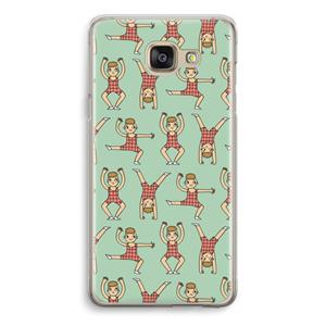 CaseCompany Gymboys: Samsung Galaxy A5 (2016) Transparant Hoesje