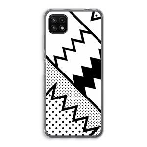 CaseCompany Pop Art #5: Samsung Galaxy A22 5G Transparant Hoesje