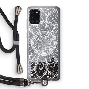 CaseCompany Roses Are Red: Samsung Galaxy A31 Transparant Hoesje met koord