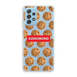 CaseCompany Koekerond: Samsung Galaxy A73 Transparant Hoesje