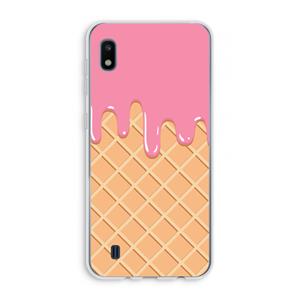 CaseCompany Ice cream: Samsung Galaxy A10 Transparant Hoesje