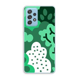 CaseCompany Bushes: Samsung Galaxy A73 Transparant Hoesje