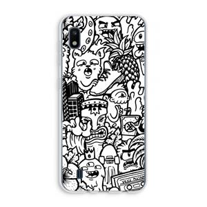 CaseCompany Vexx Mixtape #2: Samsung Galaxy A10 Transparant Hoesje