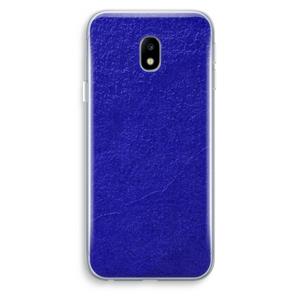 CaseCompany Majorelle Blue: Samsung Galaxy J3 (2017) Transparant Hoesje