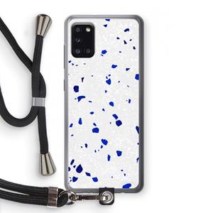CaseCompany Terrazzo N°5: Samsung Galaxy A31 Transparant Hoesje met koord