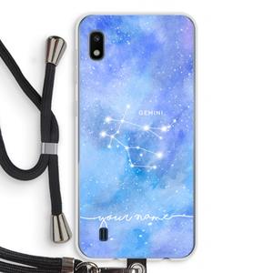 CaseCompany Sterrenbeeld - Licht: Samsung Galaxy A10 Transparant Hoesje met koord