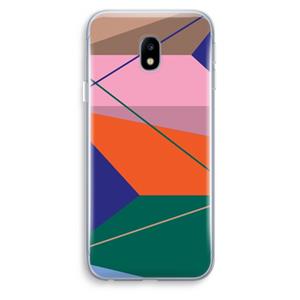 CaseCompany Gestalte 1: Samsung Galaxy J3 (2017) Transparant Hoesje