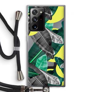CaseCompany Fantasie jungle: Samsung Galaxy Note 20 Ultra / Note 20 Ultra 5G Transparant Hoesje met koord