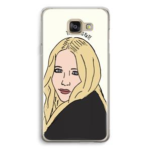CaseCompany Mary Kate: Samsung Galaxy A5 (2016) Transparant Hoesje
