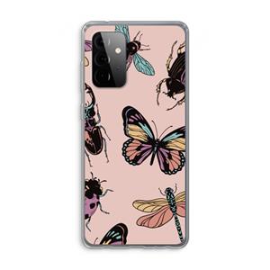 CaseCompany Tiny Bugs: Samsung Galaxy A72 Transparant Hoesje