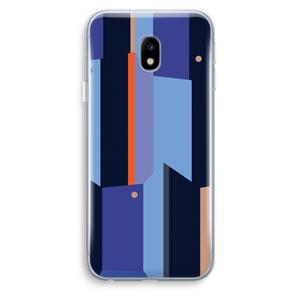 CaseCompany Gestalte 3: Samsung Galaxy J3 (2017) Transparant Hoesje