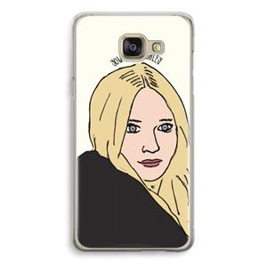 CaseCompany Ashley: Samsung Galaxy A5 (2016) Transparant Hoesje