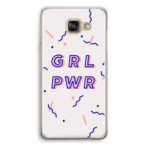 CaseCompany GRL PWR: Samsung Galaxy A5 (2016) Transparant Hoesje