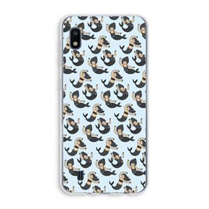 CaseCompany Zeemeermin: Samsung Galaxy A10 Transparant Hoesje
