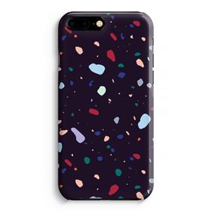 CaseCompany Dark Rounded Terrazzo: iPhone 8 Plus Volledig Geprint Hoesje