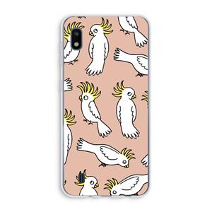 CaseCompany Papegaai: Samsung Galaxy A10 Transparant Hoesje
